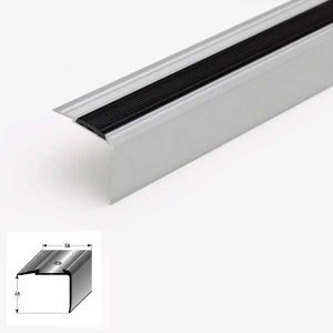 1m Anti Slip Aluminium Stair Nosing Edge Trim Step Nose